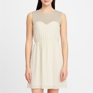 NEEDLE & THREAD Babydoll Mini Dress Cream